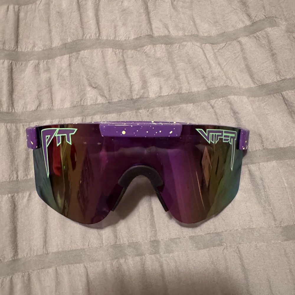 Purple pit viper sunglasses